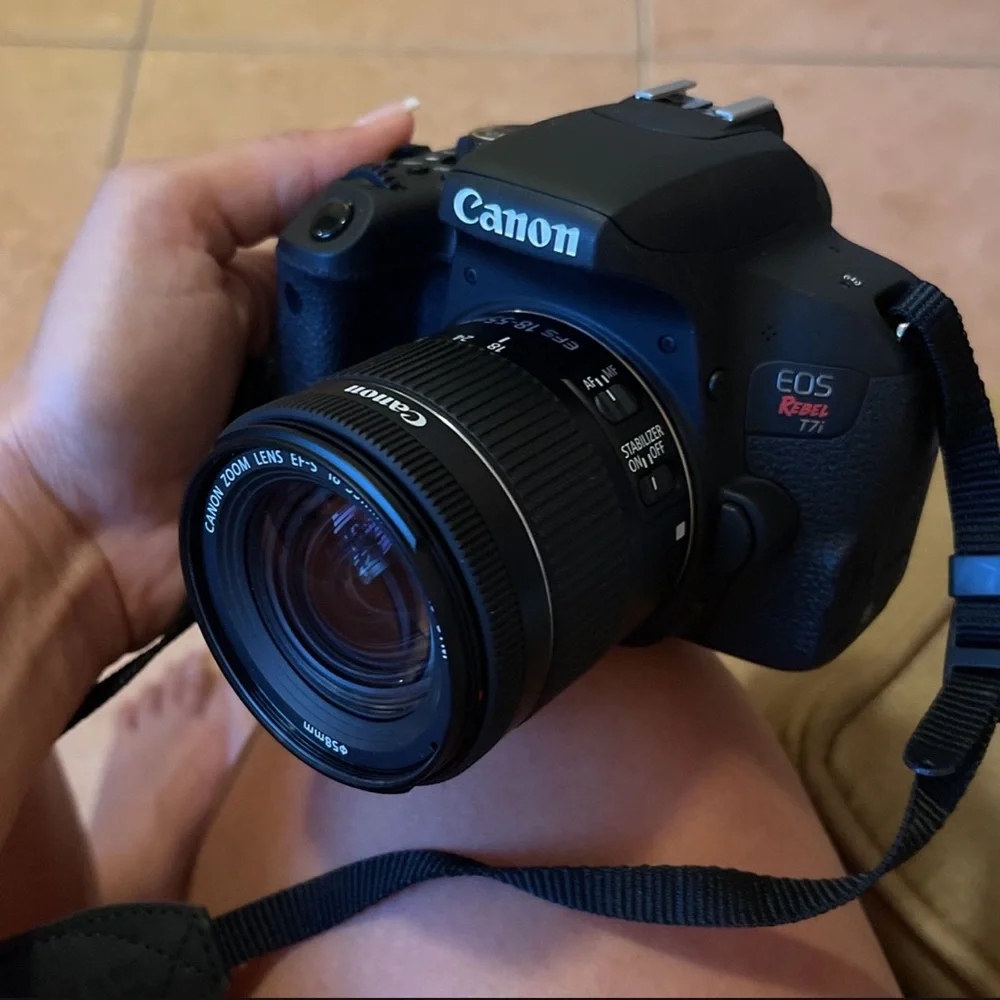 Never used canon eos rebel t7i / eos 800d